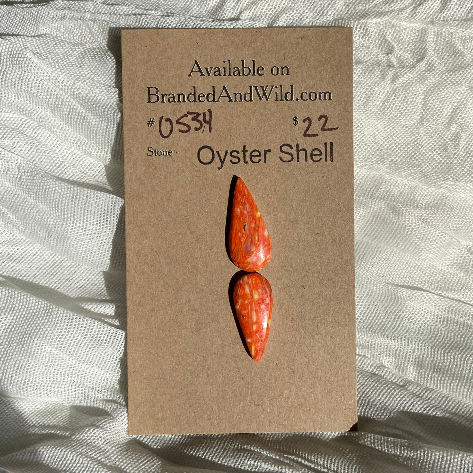 Oystershell Cabochon - OS34 61598177-686A-4DDB-9569-D7519E2DA53C Brandedandwild.com