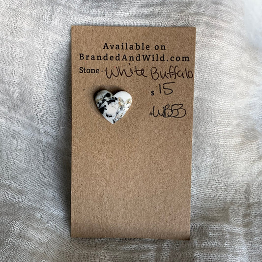 White Buffalo Cabochon - WB53