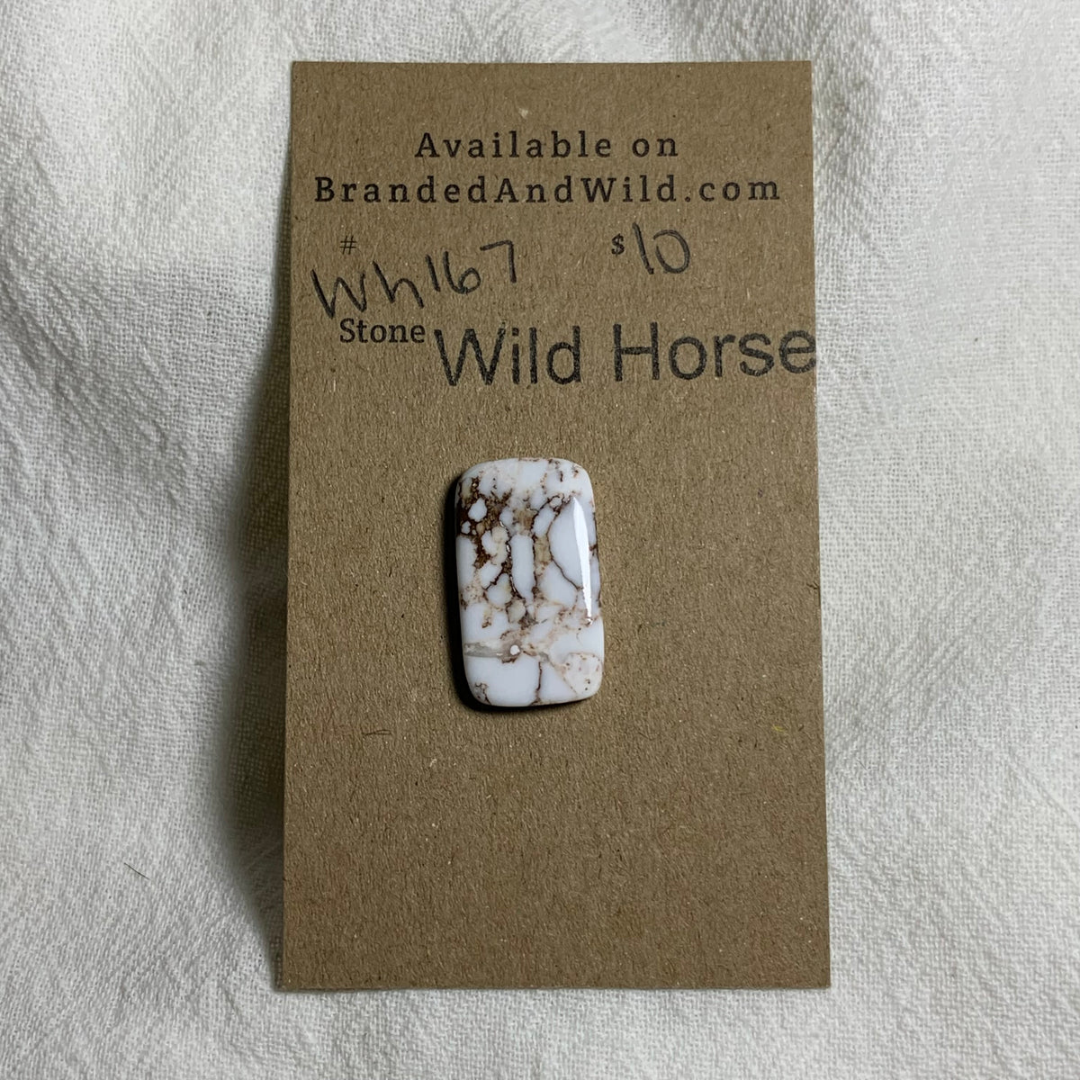 Wild Horse Cabochon - WH167 6171BBEE-67DF-4A8D-BE3A-802A1D334055 Brandedandwild.com