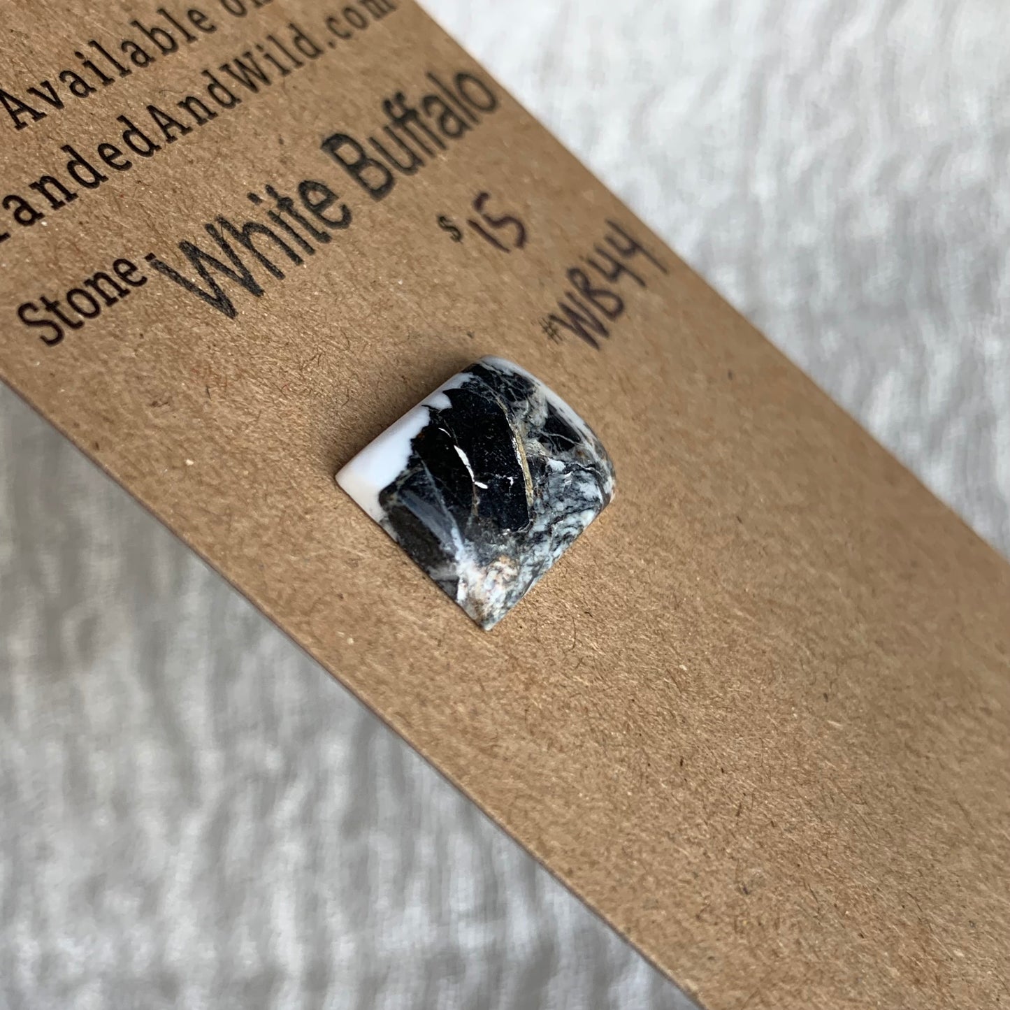 White Buffalo Cabochon - WB44