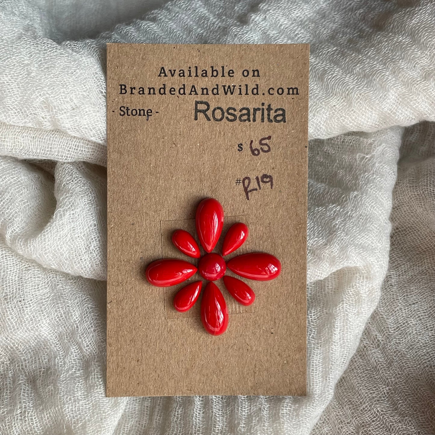 Rosarita - Cabochon - R19 61994D56-6597-447B-8B3B-D4B75DB5BDFC Brandedandwild.com