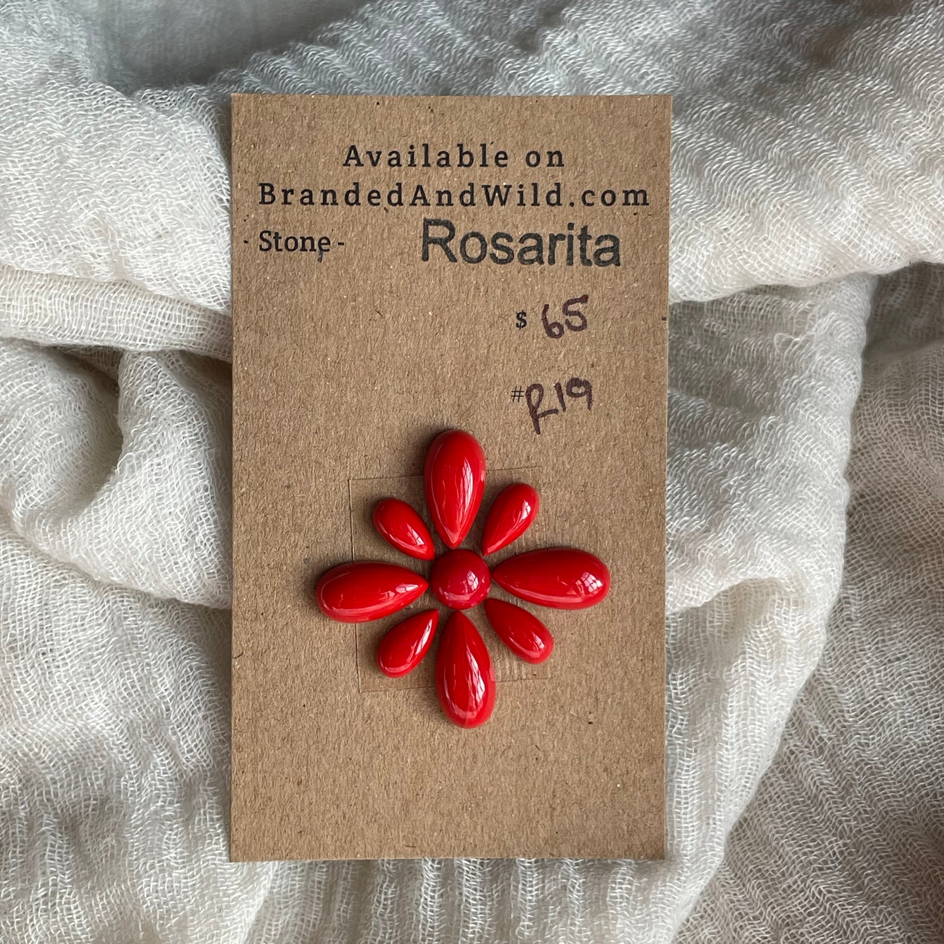 Rosarita - Cabochon - R19 61994D56-6597-447B-8B3B-D4B75DB5BDFC Brandedandwild.com