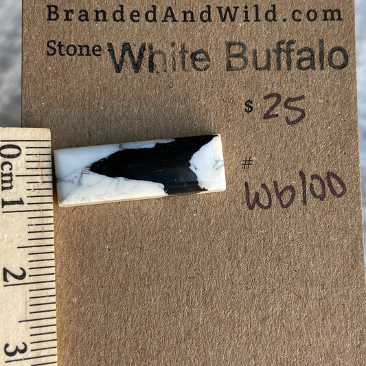White Buffalo Cabochon - WB100