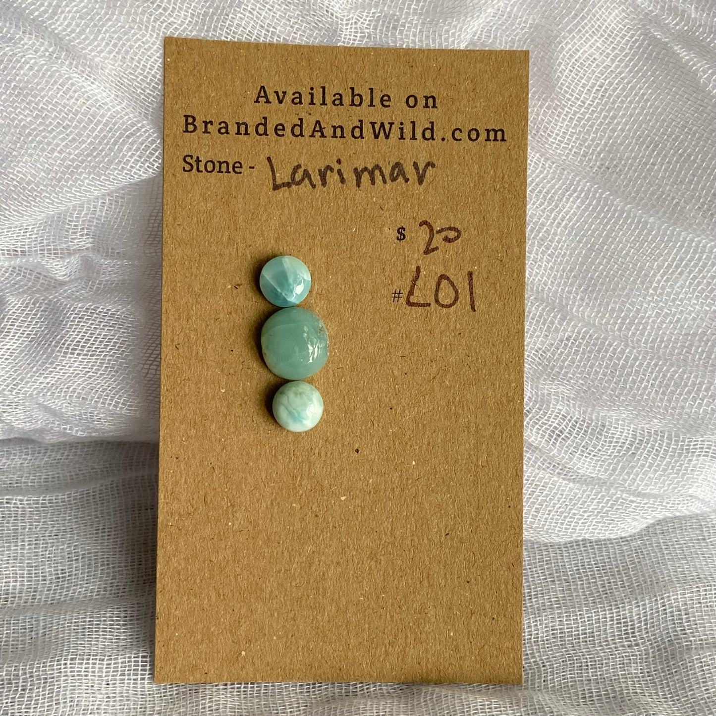 Larimar Cabochon - L01