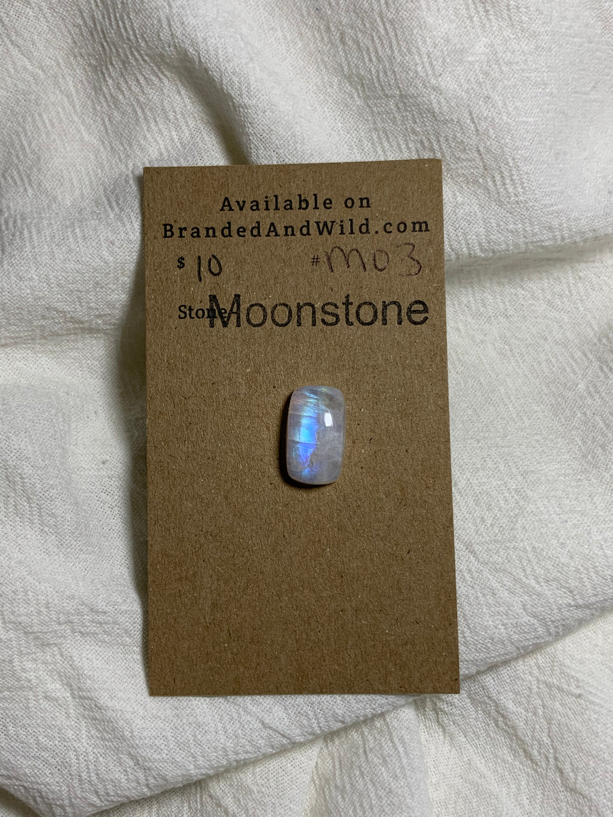 Moonstone Cabochon - M03 622A2247-8A5D-48F6-96E5-1DE358958A27 Brandedandwild.com