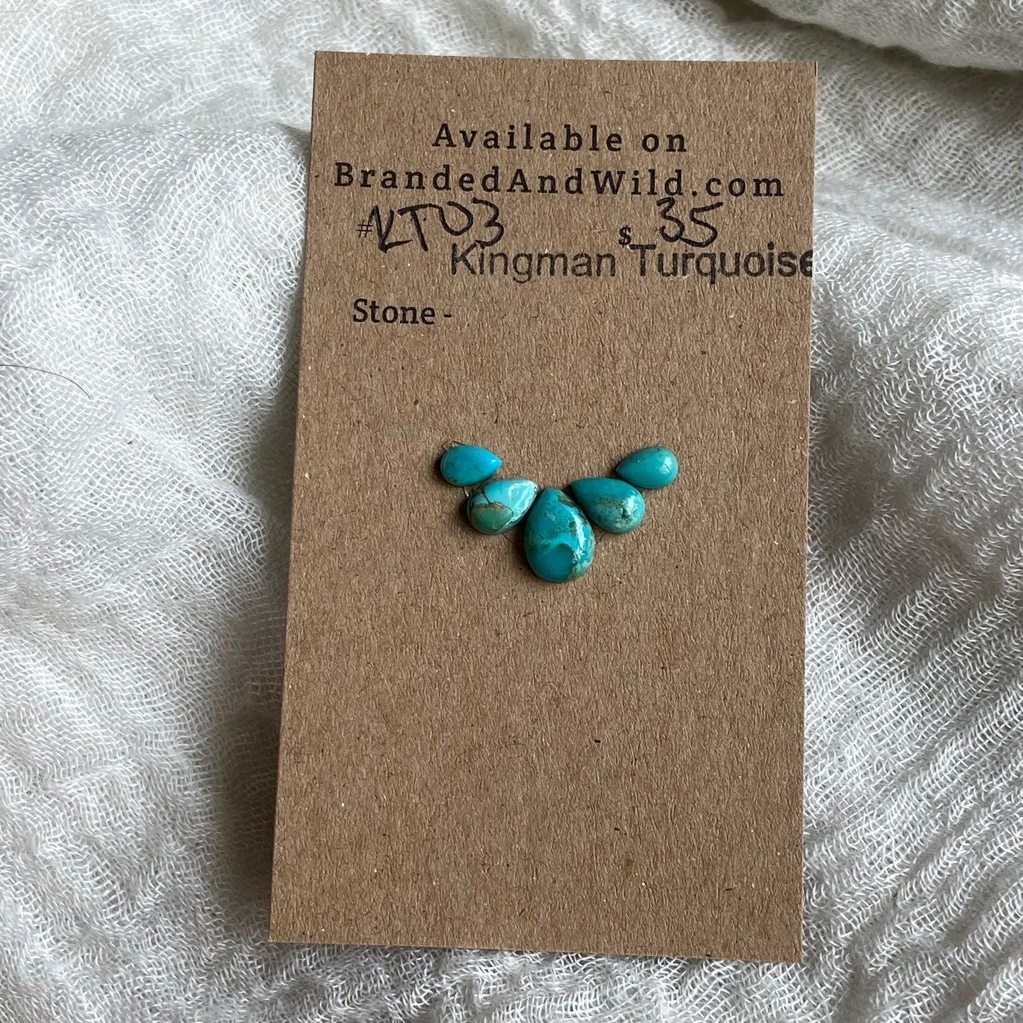 Kingman Turquoise Cabochon - KT03