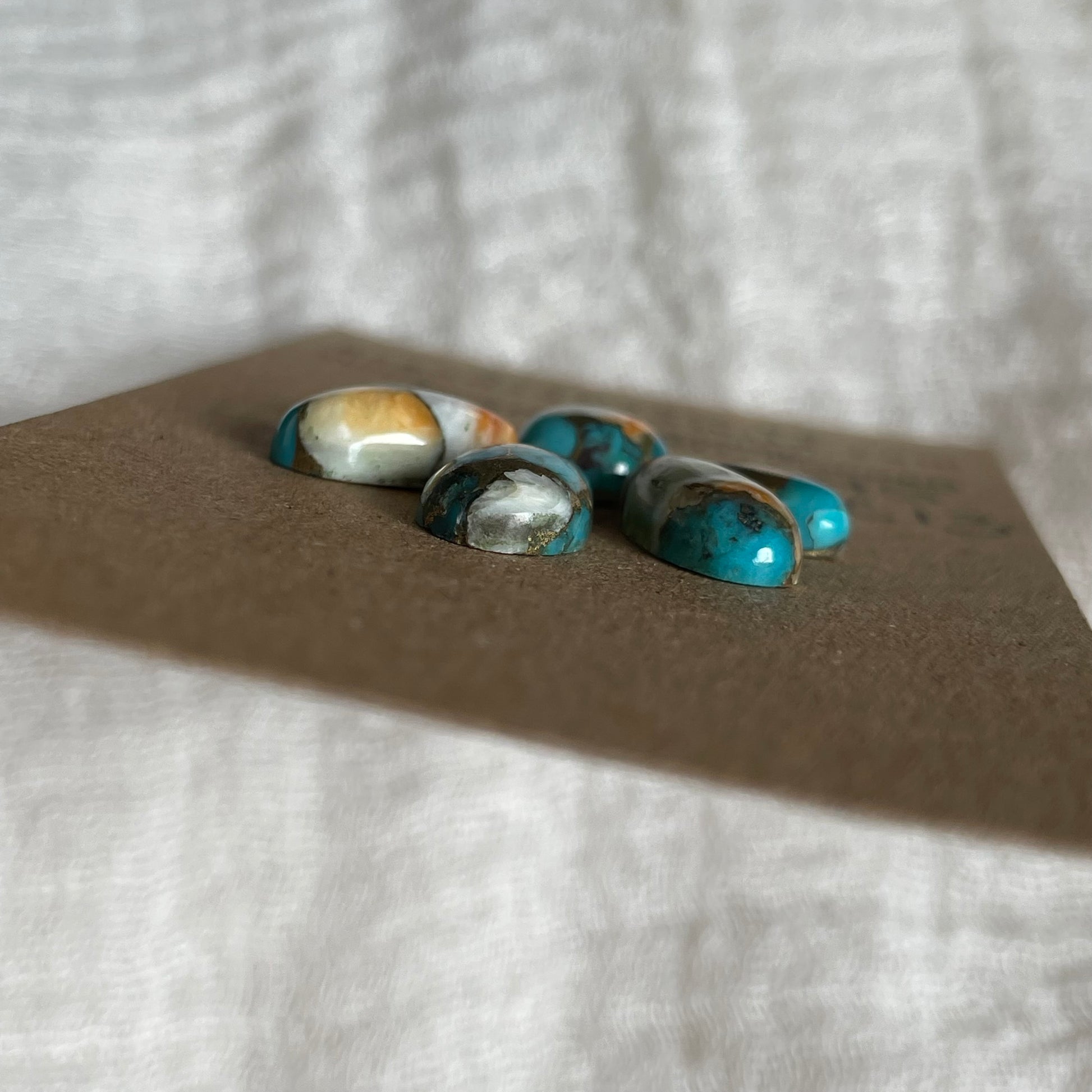 Turquoise, Oystershell, Copper Cabochon - TOC13 625F6A39-7254-4E51-9F41-89ABE676506F Brandedandwild.com