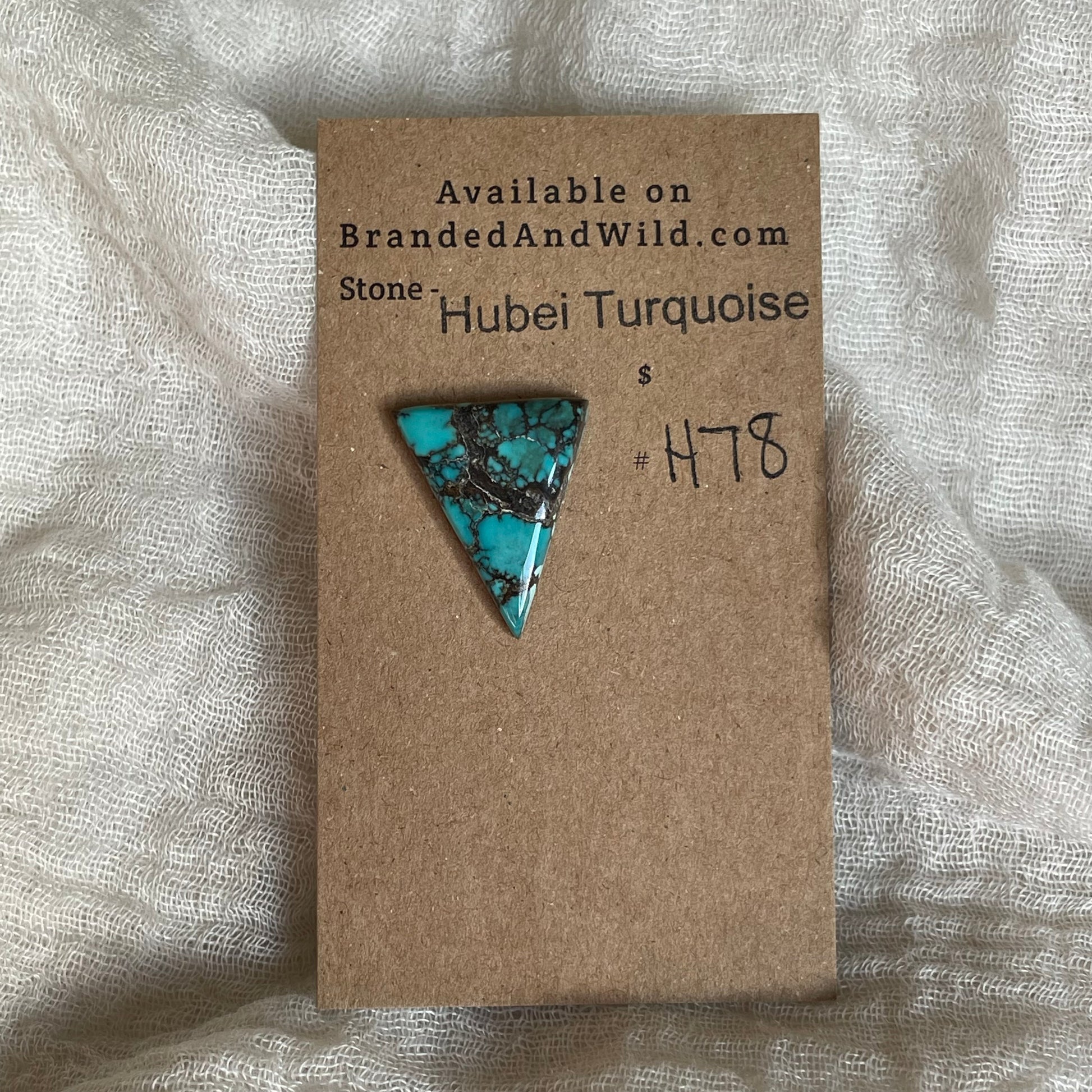 Hubei Turquoise Cabochon - H78 6260565E-E9D3-43D8-9936-C00C0B8D7CA7 Brandedandwild.com