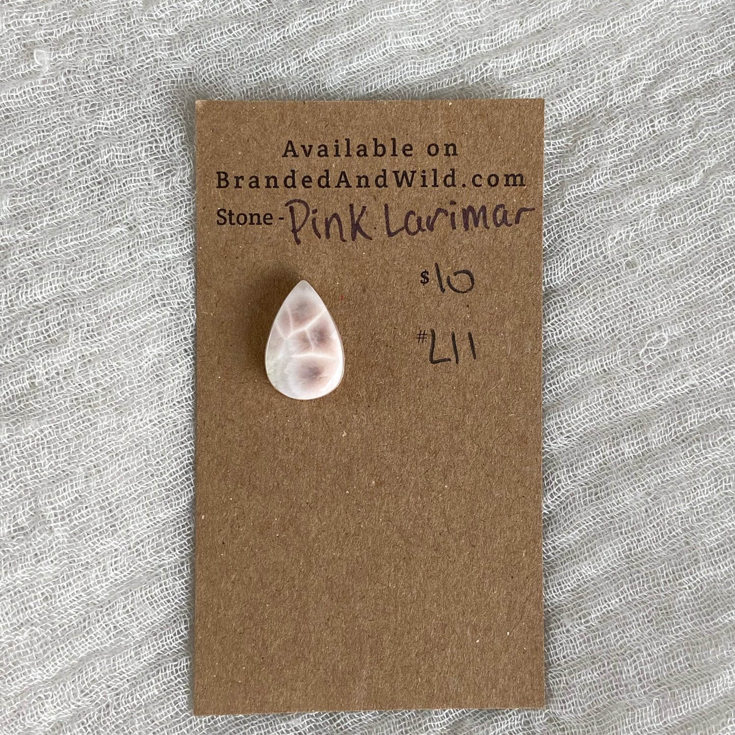 Pink Larimar Cabochon - PL11