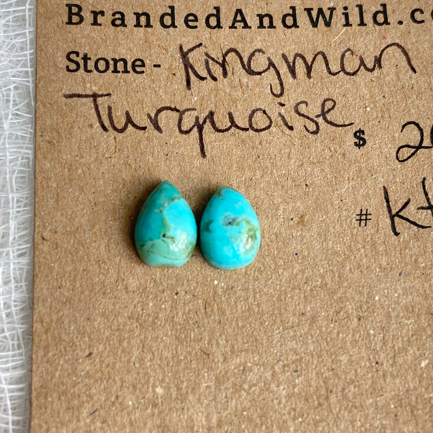 Kingman Turquoise (composite) Cabochon - KT32