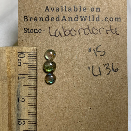 Labradorite Cabochon - L136 62971649-25CF-4D79-ACC1-7997979CE99D Brandedandwild.com