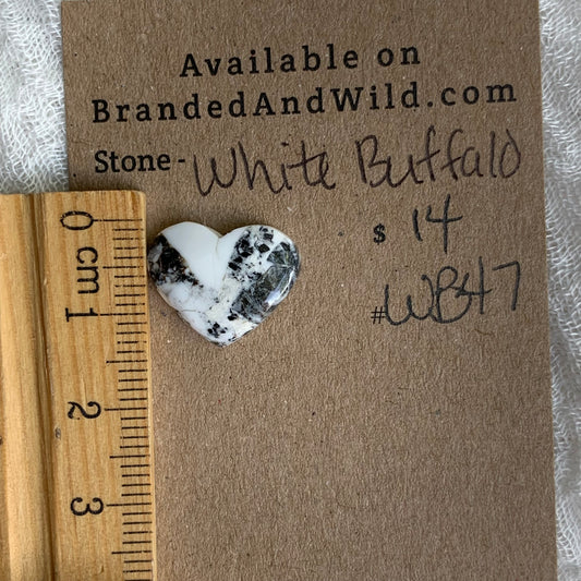White Buffalo Cabochon - WB47