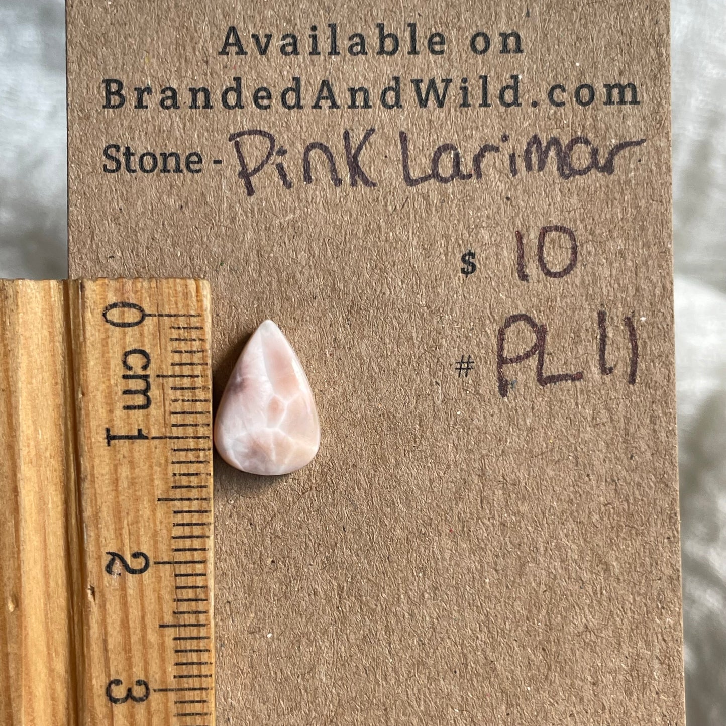 Pink Larimar Cabochon - PL11