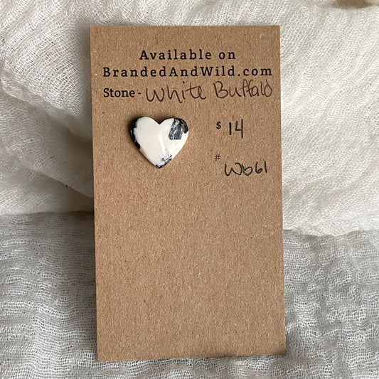 White Buffalo Cabochon - WB61