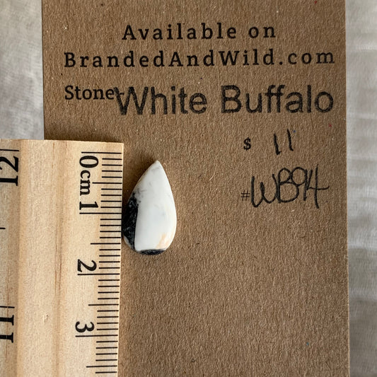 White Buffalo Cabochon - WB94