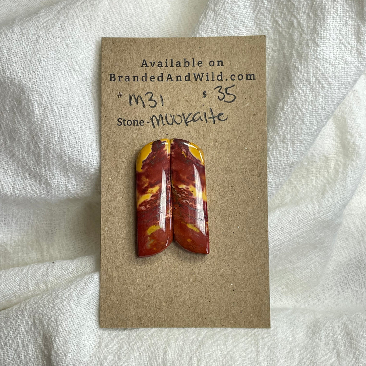 Mookaite Cabochon- M31 62ED54C8-6853-46AD-94C6-9E61389CBBFE Brandedandwild.com