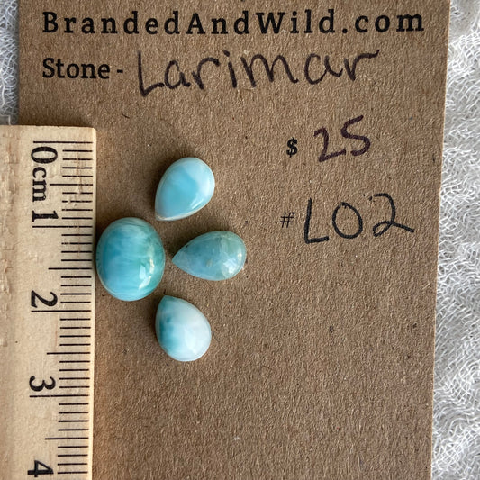 Larimar Cabochon - L02