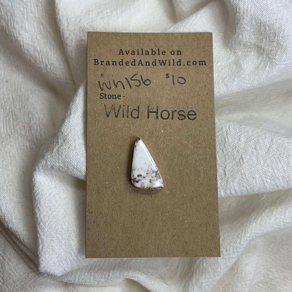 Wild Horse Cabochon - WH156 6320D69B-227F-4463-8EC3-44813101C30B Brandedandwild.com