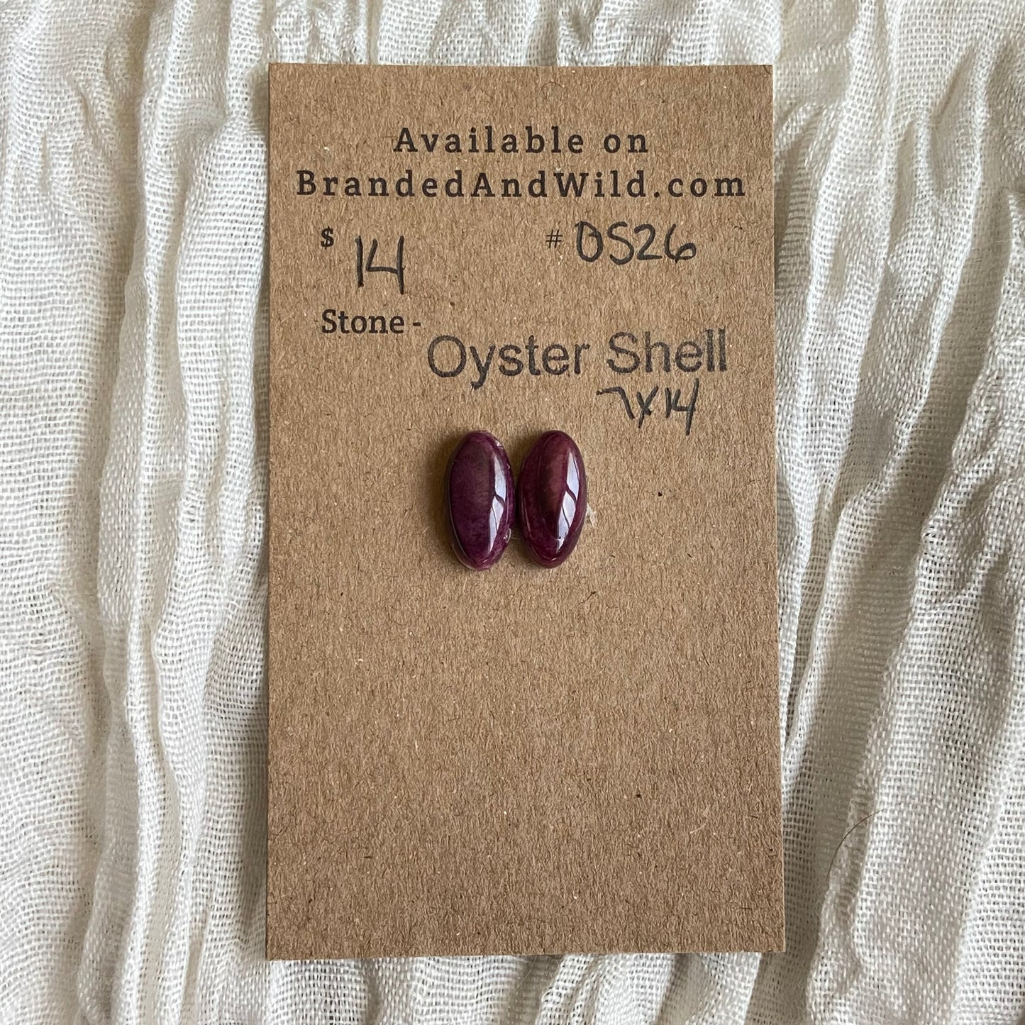 Oyster Shell Cabochon - OS26