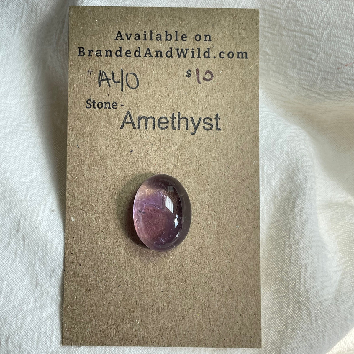 Amethyst Cabochon - A40 637E1E5B-A149-421B-97B4-5E14BE3C44A4 Brandedandwild.com