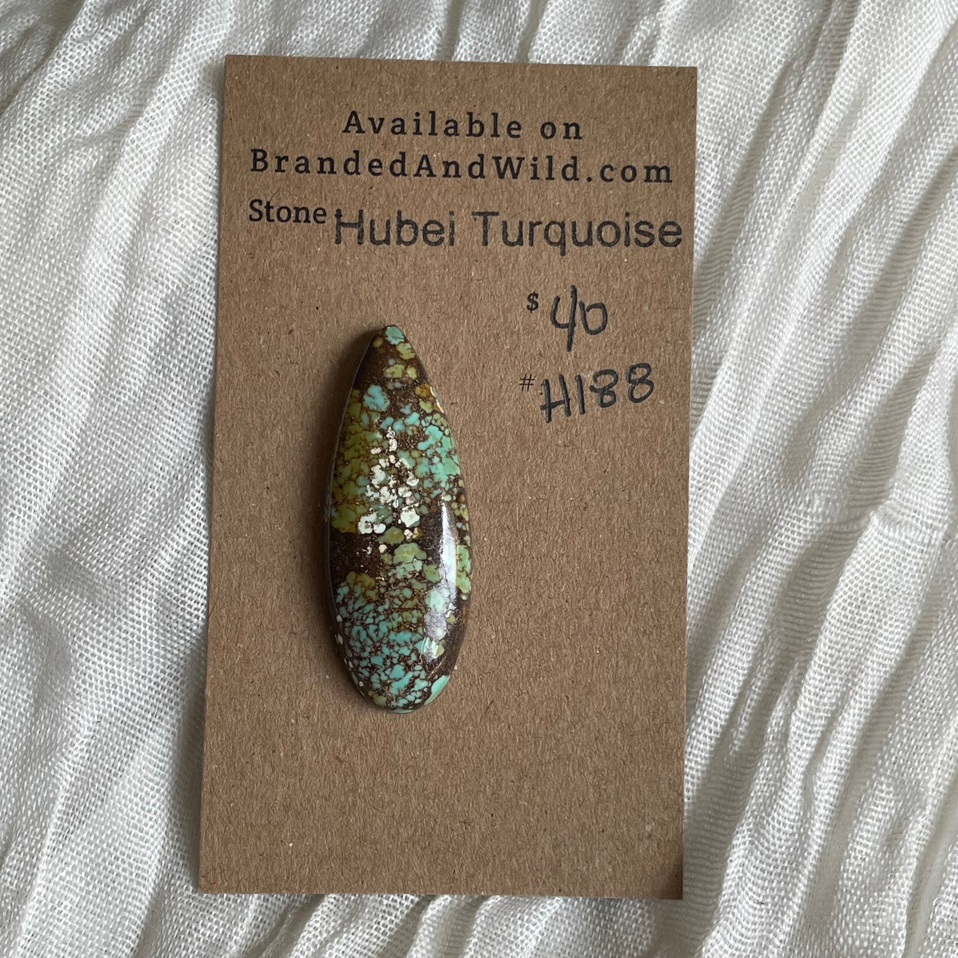 Hubei Turquoise Cabochon - H188 63800E18-40BB-46AE-94D3-4AA025A8D1F0 Brandedandwild.com