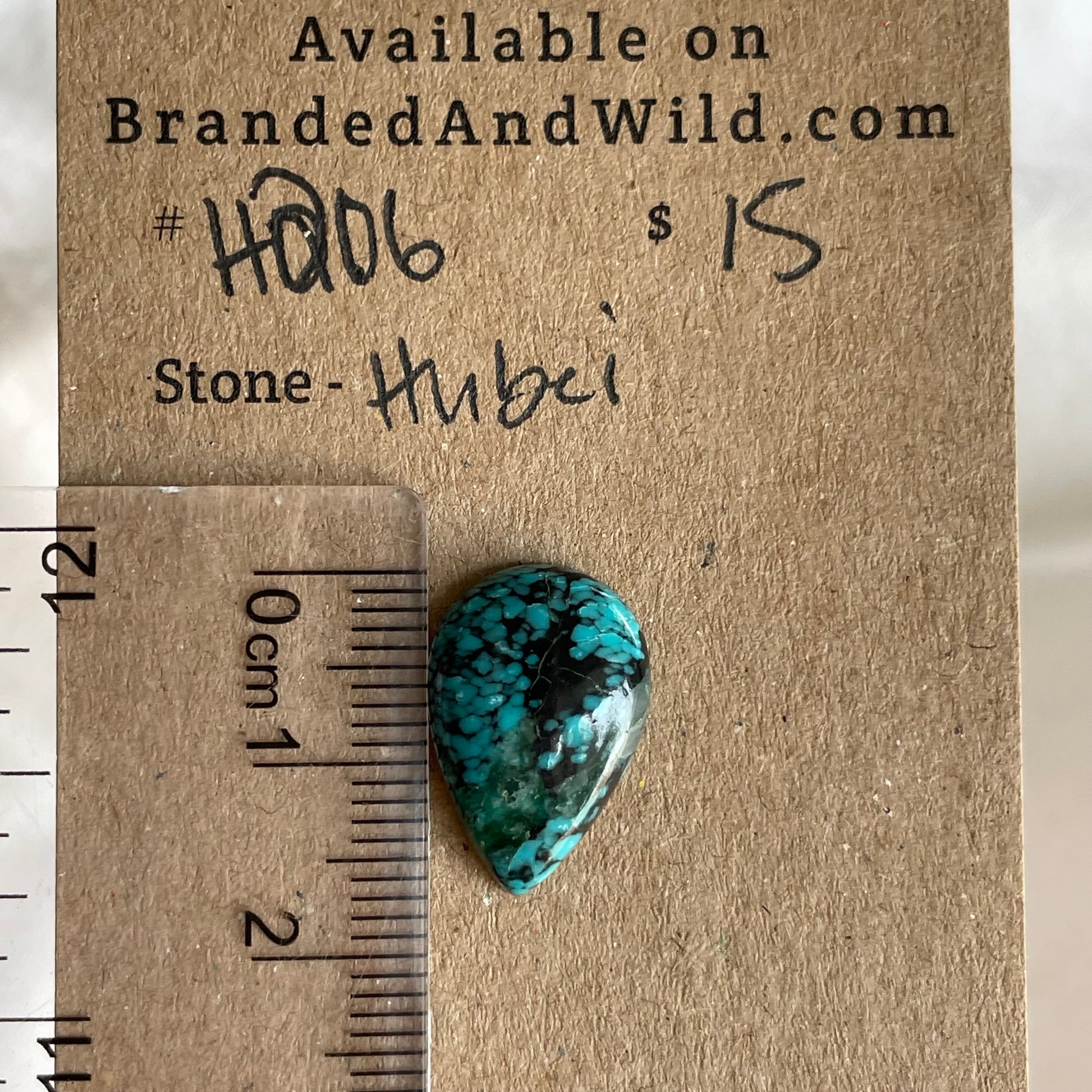 Hubei Turquoise Cabochon - H206 63A9A978-57F0-439D-9392-16A80F5470F2 Brandedandwild.com