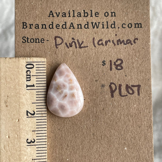 Pink Larimar Cabochon - PL07