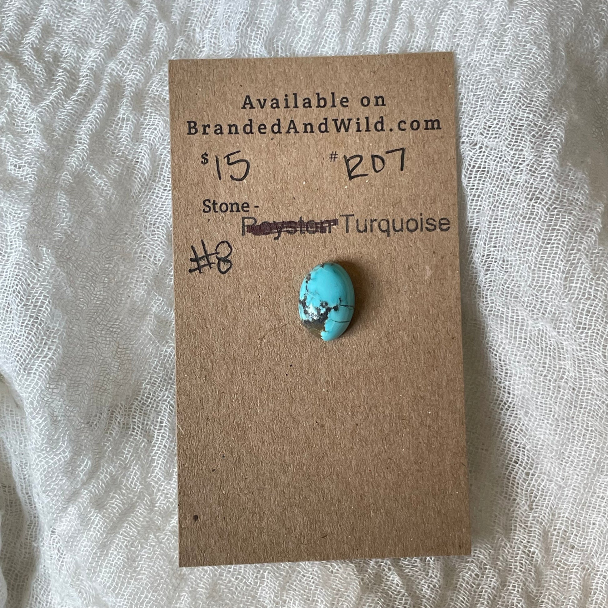 #8 Turquoise Cabochon - R07 63AF5AE3-107B-462C-8685-179F4615F685 Brandedandwild.com