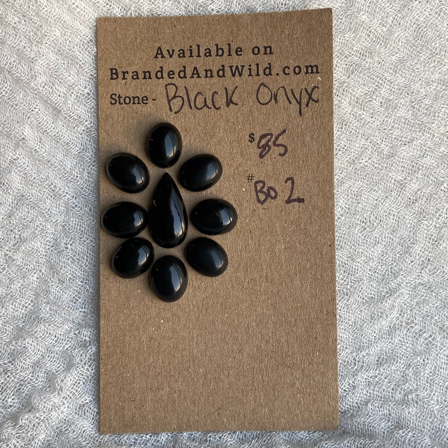 Black Onyx - Cabochon - BO2