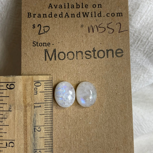 Moonstone Cabochon - MS52 63F77C0B-D865-452D-96E1-45F6373AA4C9 Brandedandwild.com