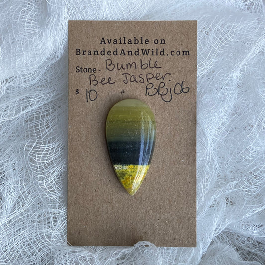 Bumblebee Jasper Cabochon - BBJ06