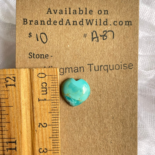Kingman Turquoise Cabochon - KT87 6411EBCB-14DC-402E-AD62-E948212A061F Brandedandwild.com