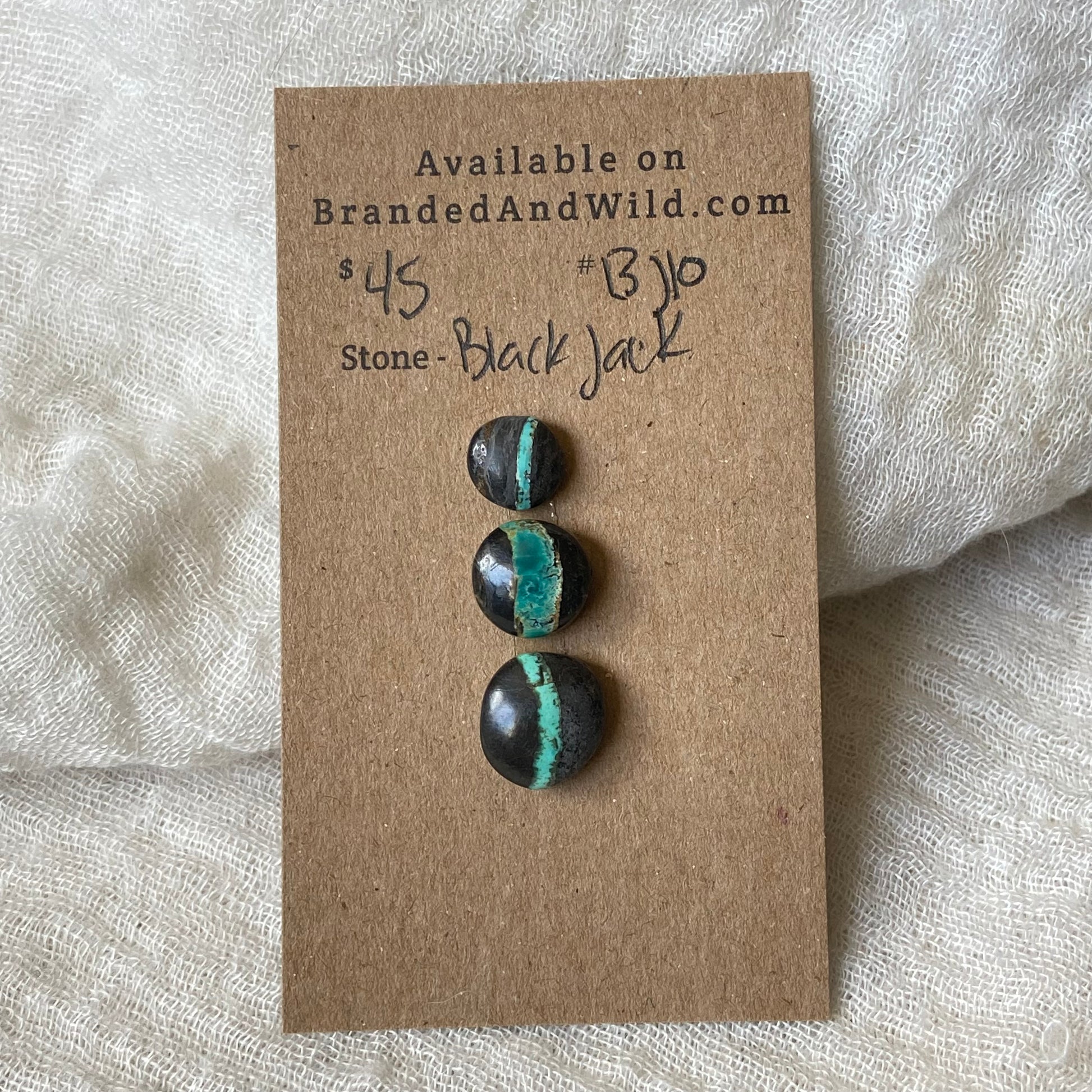 Black Jack Cabochon - BJ10 641BD60E-A9EA-45F0-8610-8C52F9892722 Brandedandwild.com