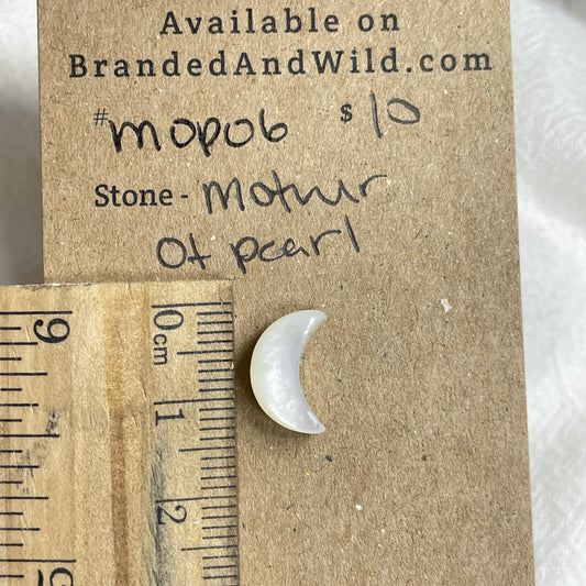 Mother of pearl cabochon - MP06 6433E360-28EA-434C-AD6E-31B46061409B Brandedandwild.com