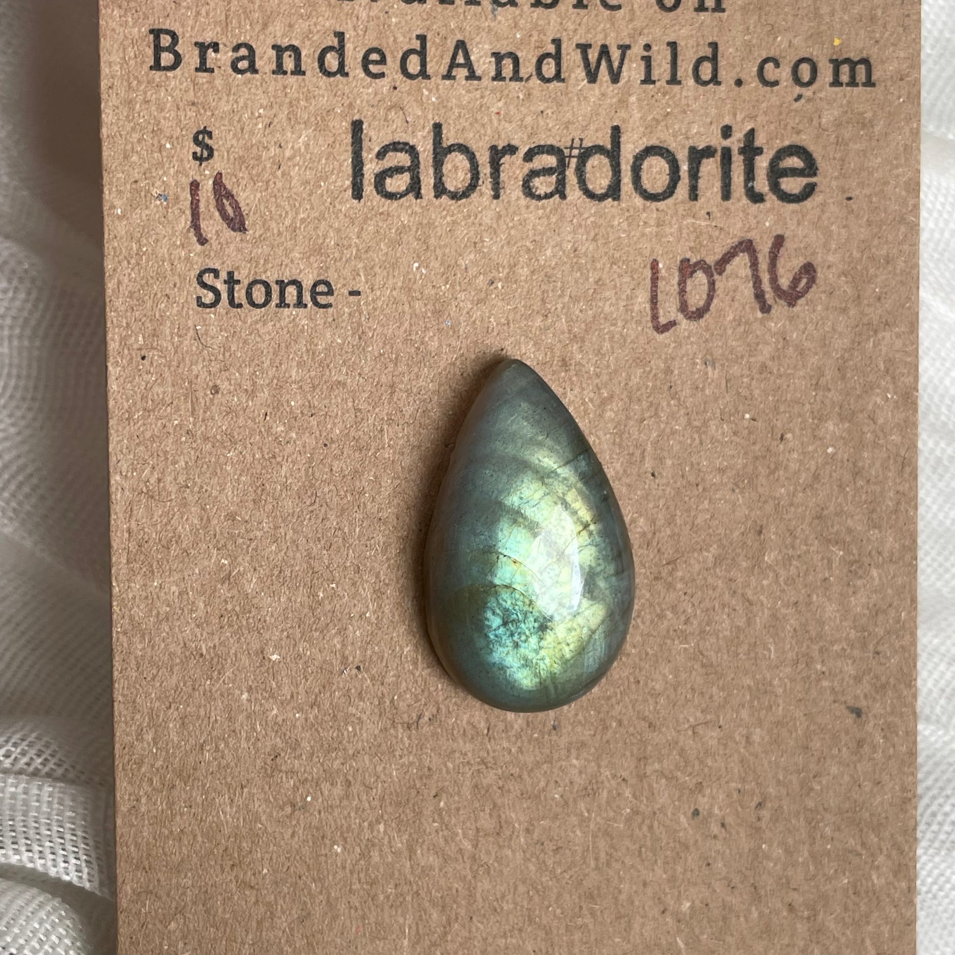 Labradorite Cabochon - L076 643D43A5-6CAF-41EC-A018-F67AC116B87B Brandedandwild.com