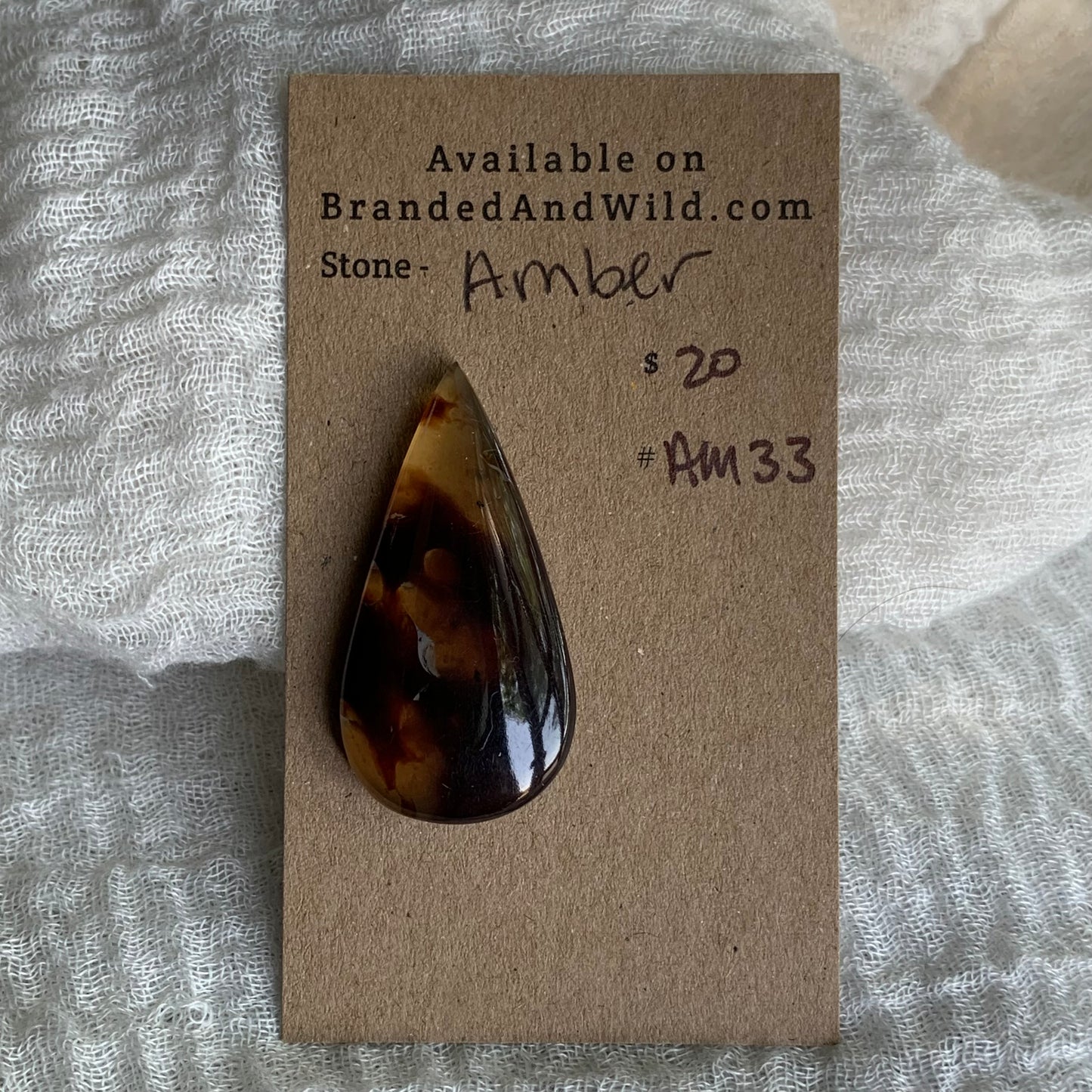 Amber Cabochon AM33