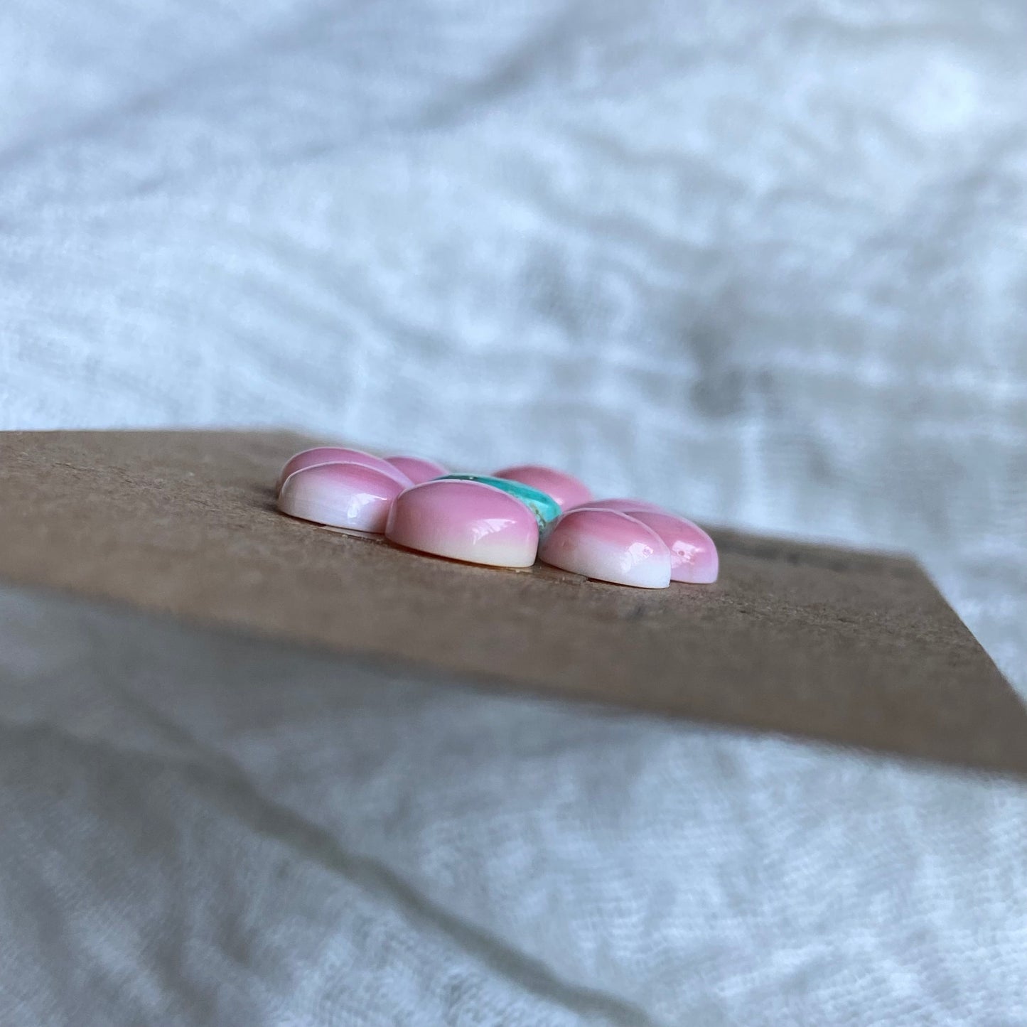 Pink Conch / Oyster Shell Cabochon - PK27