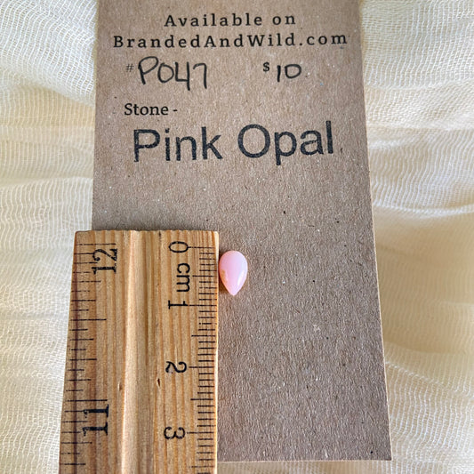 Pink Opal Cabochon - P047