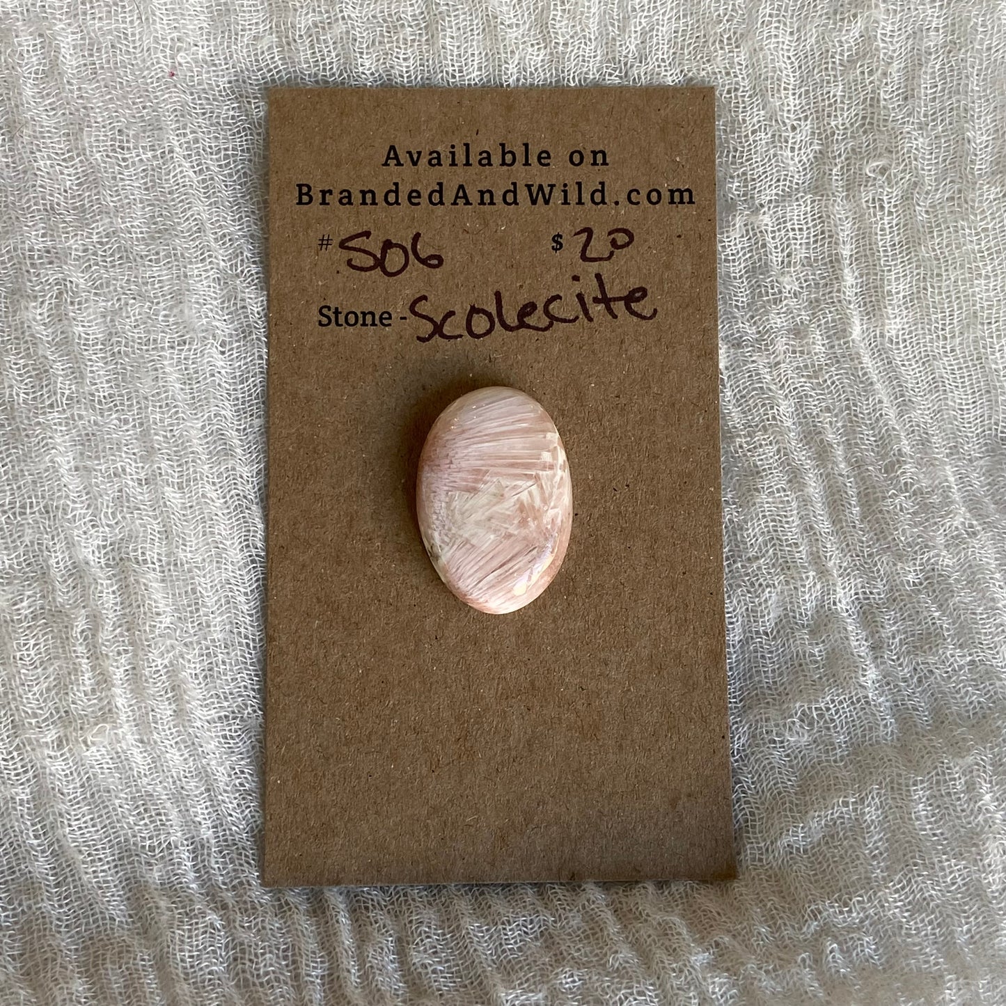 Scolecite Cabochon - S06