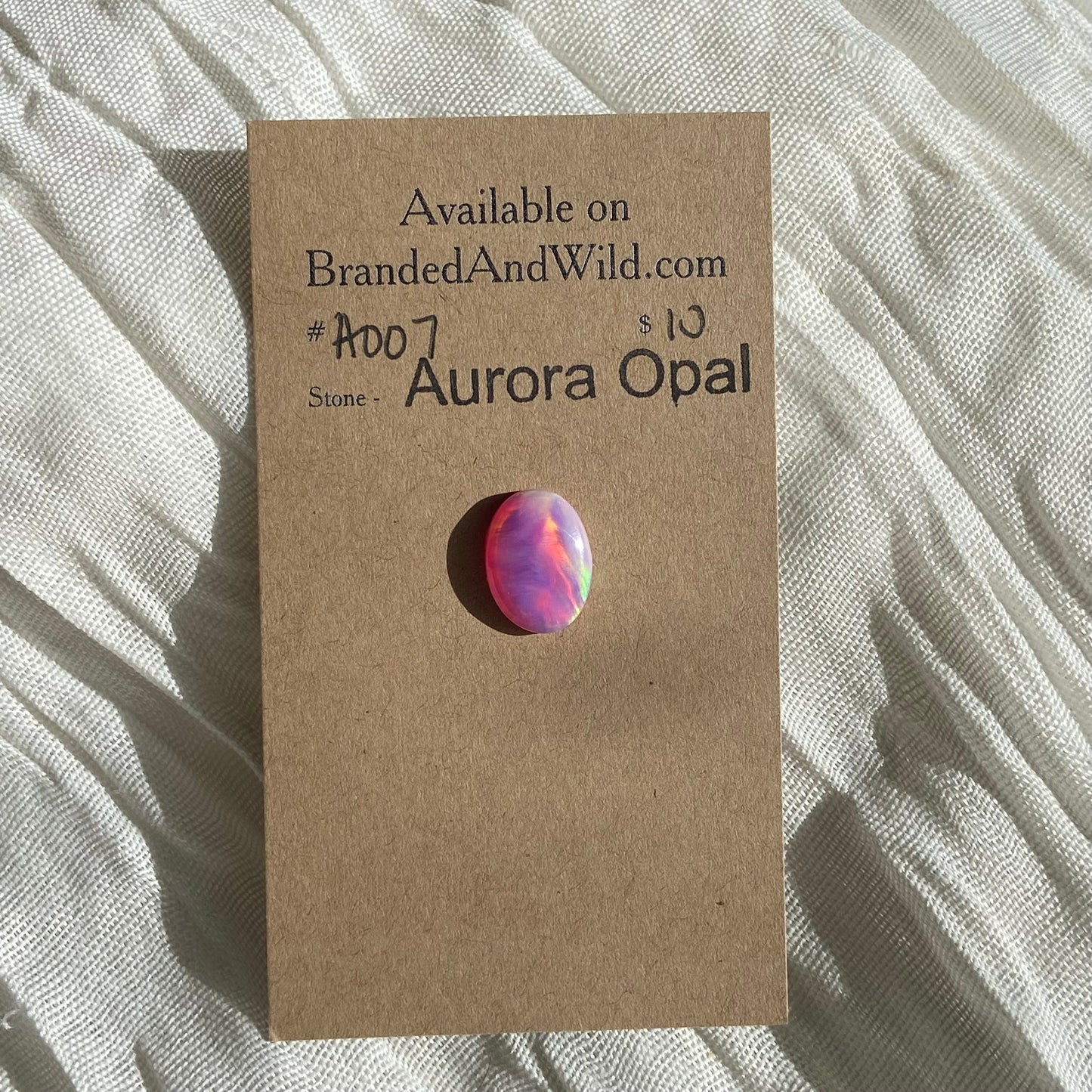 Aurora Opal Cabochon - A007 64980242-7C5E-49BD-8F98-F3C509E98751 Brandedandwild.com