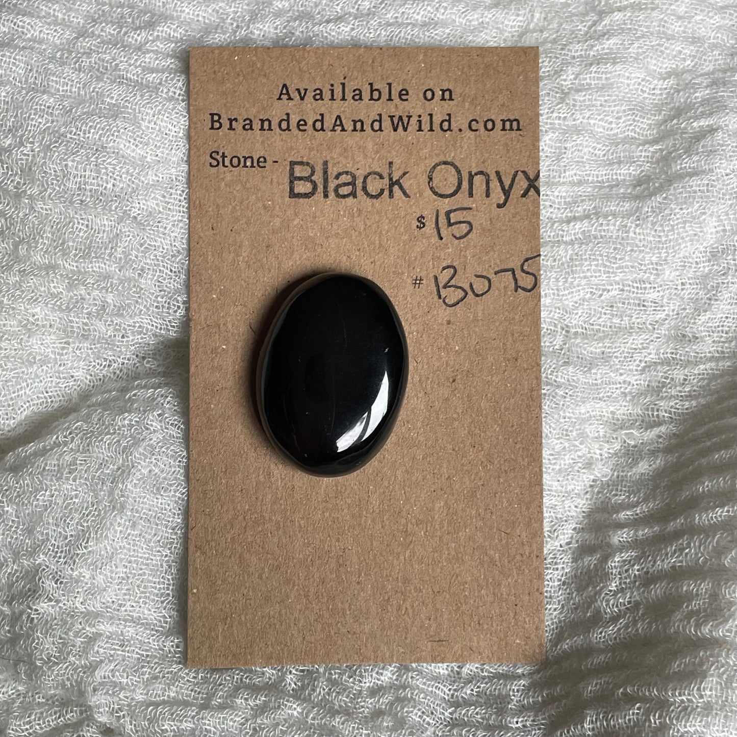 Black Onyx - Cabochon - BO75