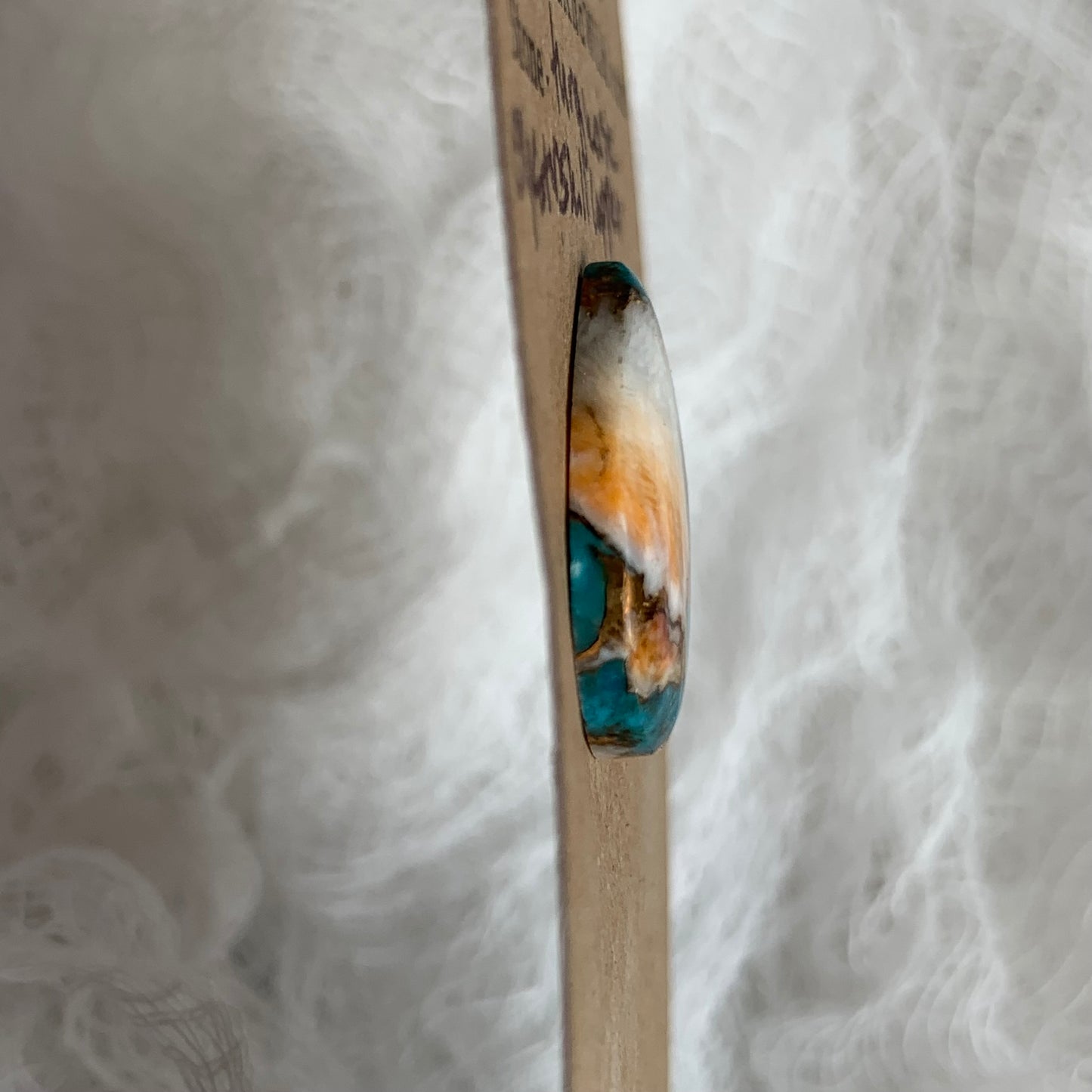 Turquoise, Oystershell, Copper Cabochon - TOC38