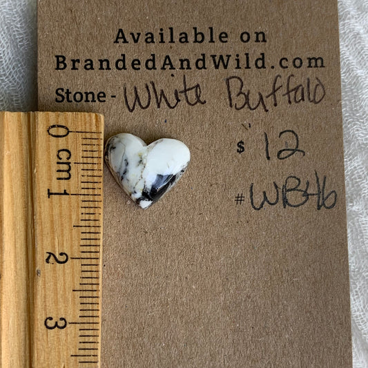 White Buffalo Cabochon - WB46