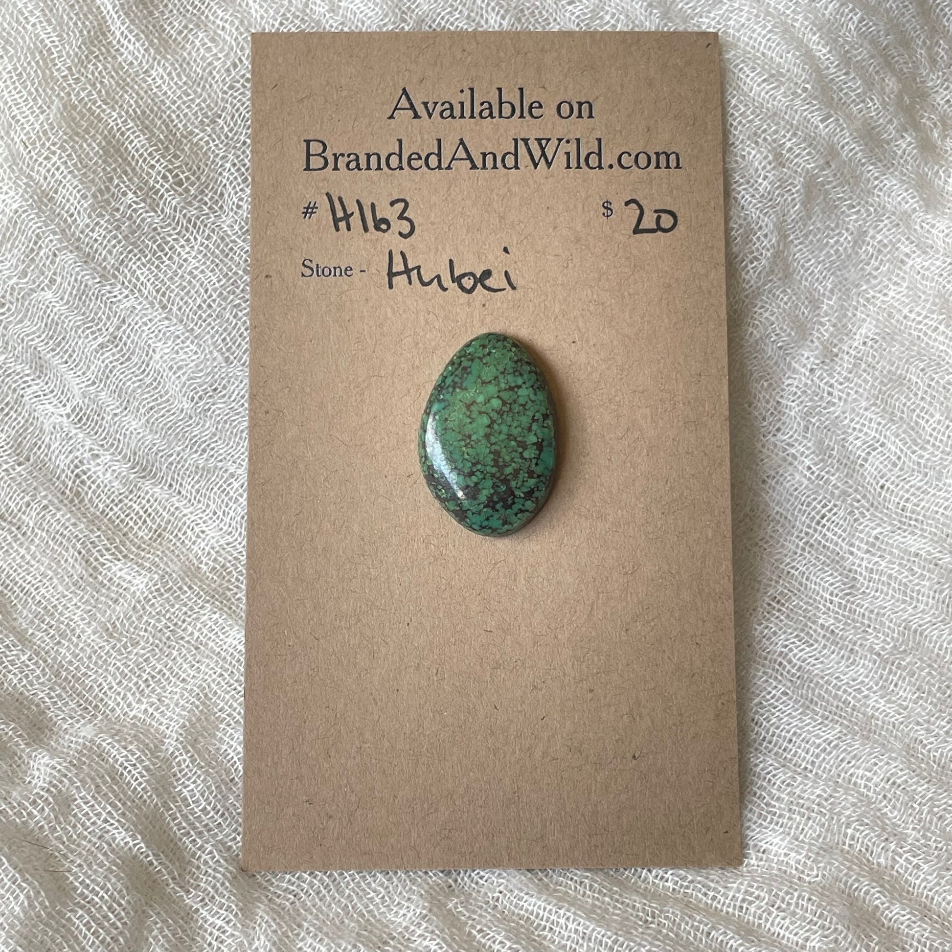 Hubei Turquoise Cabochon - H163 64F2A3C2-8D73-4CA8-889E-3182F24257F4 Brandedandwild.com