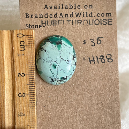 Hubei Turquoise Cabochon - H188 65055910-7F39-48F8-A04D-3A019280C4E6 Brandedandwild.com