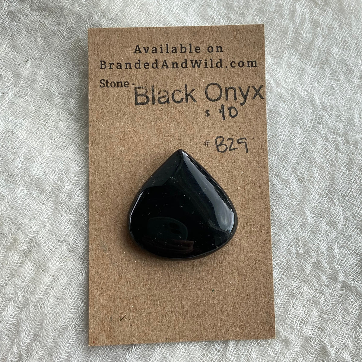 Black Onyx - Cabochon - B29
