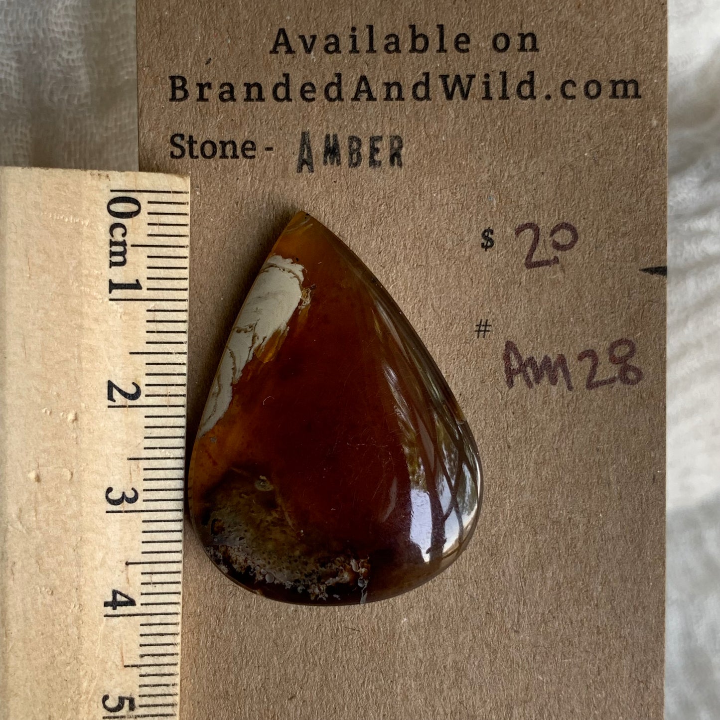 Amber Cabochon AM28