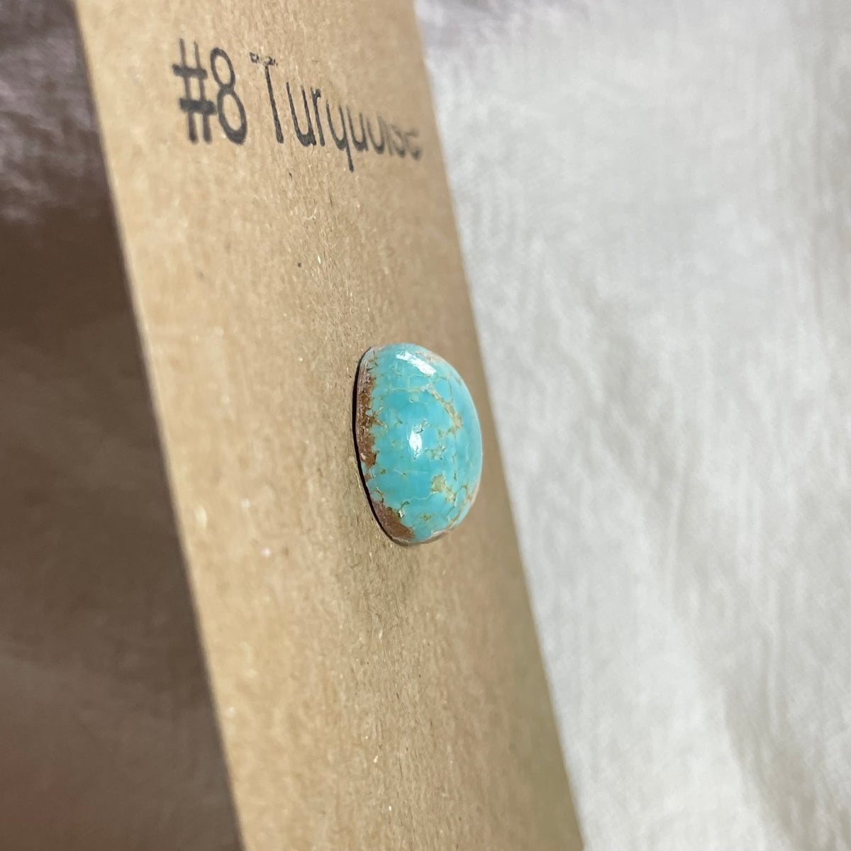 #8 Turquoise Cabochon - #841 653CB06E-8B5F-4C64-A866-33BA598B1D35 Brandedandwild.com