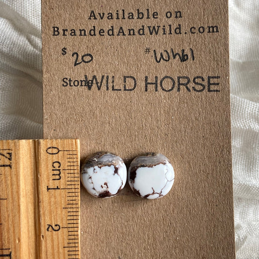 Wild Horse Cabochon - WH61 654C5323-9E72-4DC1-942B-422CFEA60F91 Brandedandwild.com