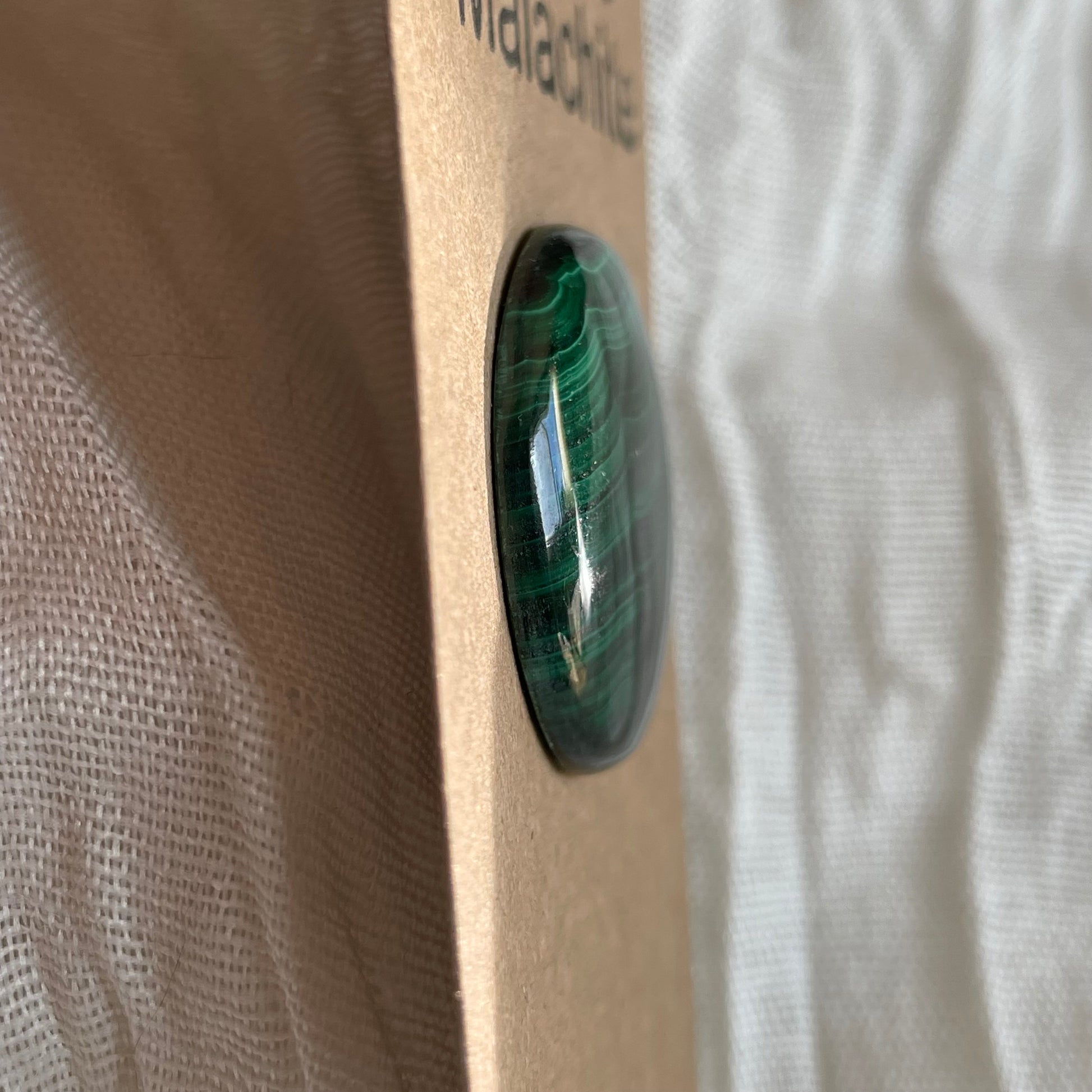 Malachite Cabochon - M45 655EA91F-79D1-47DE-9179-CB5A7B4EFE92 Brandedandwild.com